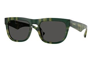 Burberry BE4431U 412587 Dark GreyCheck Green
