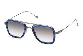 DITA 7806 T GREY TO CLEAR GRADIENTBLUE SWIRL - ANTIQUE SILVER