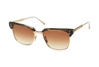 DITA DTS-431 03A DARK BROWN TO CLEAR GRADIENTWHITE GOLD - BALSAMIC OLIVE SWIRL