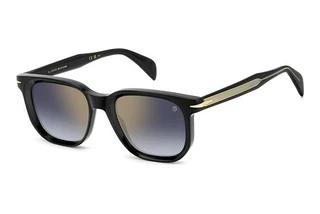 David Beckham DB 7133/S 807/1V BLUE SHADED GOLD MIRRORSCHWARZ