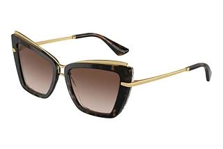 Dolce & Gabbana DG4472 321713 Gradient BrownHavana On White Barrow