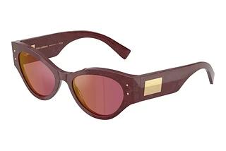 Dolce & Gabbana DG4480 3442D0 Dark Violet Mirror RedBordeaux Lace