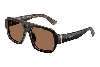 Dolce & Gabbana DG4516 341773 Dark BrownBlack On Red Havana