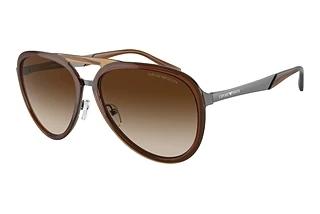 Emporio Armani EA2145 336013 Gradient BrownShiny Transparent Brown