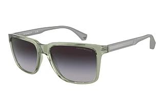 Emporio Armani EA4047 53628G Gradient GreyShiny Transparent Green
