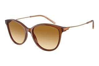 Emporio Armani EA4220 61103B Yellow Gradient Light BrownShiny Transparent Light Brown