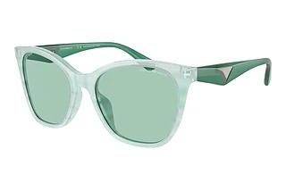 Emporio Armani EA4222U 611271 GreenShiny Striped Green
