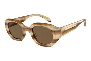 Emporio Armani EA4230U 615073 Dark BrownShiny Striped Brown