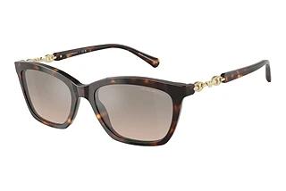 Emporio Armani EA4238 50266I Brown Grad Grey Mirror SilverShiny Havana