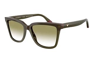 Emporio Armani EA4261 6316W0 Clear Gradient GreenOpal Green/Bordeaux