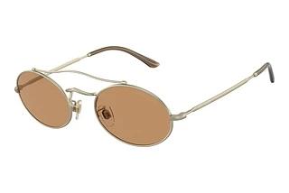 Giorgio Armani AR 115SM 300253 BrownMatte Pale Gold