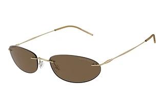Giorgio Armani AR1508M 300273 Dark BrownMatte Pale Gold