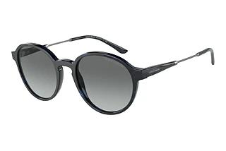 Giorgio Armani AR8160 592311 Gradient GreyStriped Blue