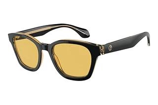 Giorgio Armani AR8207 608485 YellowTop Black/Transparent Orange