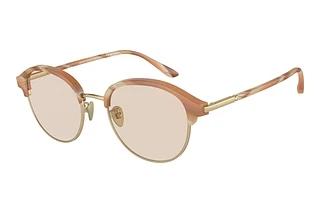Giorgio Armani AR8215 6067M4 Photo BrownMatte Honey Horn