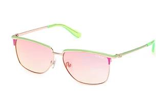 Guess GU00133 95U bordeaux verspiegeltGlänzend Rose Gold