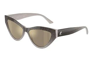 Jimmy Choo JC5004 50465A Light Brown Mirror GoldSand Gradient Glitter