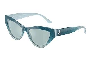 Jimmy Choo JC5004 50497C Light Azure Silver MirrorAzure Gradient Glitter