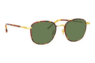 Linda Farrow LFL953 C2 DARK GREENYELLOW GOLD AND T-SHELL