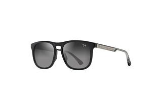 Maui Jim Kupaa GS641-14 Neutral GreyShiny Black w/Trans Light Grey