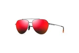 Maui Jim Waiwai RM634-17 Hawaii Lava ™Shiny Light Ruthenium