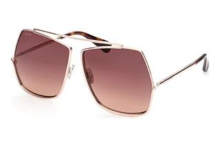 Max Mara MM0006 28F braun verlaufendGlänzend Rose Gold