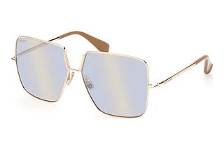 Max Mara MM0082 32X blau verspiegeltGlänzend Blassgold