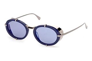 Max Mara MM0103 90X blau verspiegeltGlänzend Blau