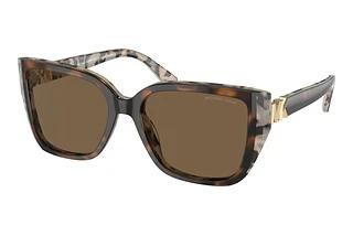 Michael Kors MK2199 395173 Brown SolidBi Layer Dark/Cream Tortoise