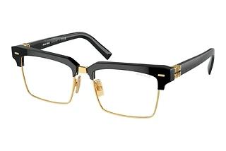 Miu Miu MU 10ZS 1AB08N Clear Blue Light FilterBlack