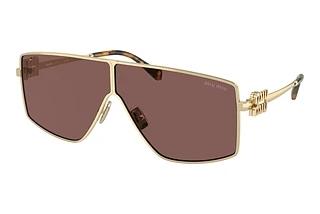 Miu Miu MU 51ZS ZVN70D Brown Mirr Silver Int VioletPale Gold