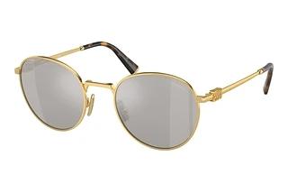 Miu Miu MU 55ZS 5AK07F Light Grey Mirror SilverGold