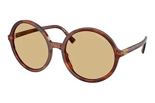 Miu Miu MU B02S 26E10R YellowStriped Tobacco