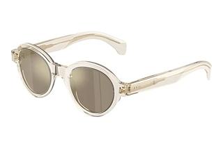 Moncler ME6003 30035A Light Brown Mirror GoldTransparent Butter