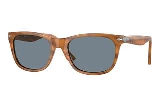Persol PO3291S 960/56 Light BlueStriped Brown