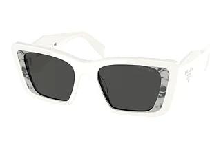 Prada PR 08YS 02V5S0 Dark GreyWhite/Havana Black