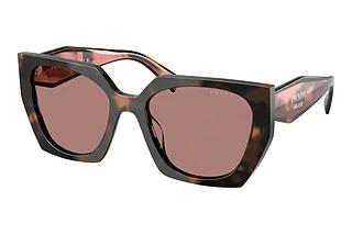 Prada PR 15WS 23A60B Light BrownMauve Tortoise