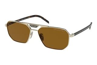 Prada PR 58YS ZVN5Y1 Polar Dark BrownPale Gold