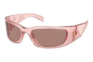 Prada PR A14S 19Q10D Light BrownTransparent Peach