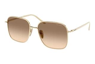 Prada PR C54SD ZVN50T Light Brown Gradient Light GreyPale Gold