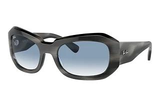 Ray-Ban RB2212 14043F Clear & BlueStriped Grey
