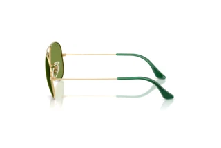 Vue latérale Ray-Ban AVIATOR LARGE METAL (RB3025 - 001/4E)