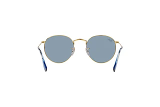 Vue arrière Ray-Ban ROUND METAL (RB3447 - 001/56)