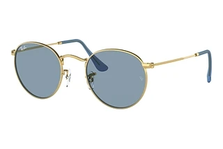 Vue de face Ray-Ban ROUND METAL (RB3447 - 001/56)