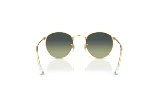 Vue arrière Ray-Ban ROUND METAL (RB3447 - 001/BH)