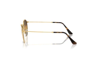 Vue latérale Ray-Ban ROUND METAL (RB3447 - 001/G5)