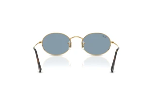 Vue arrière Ray-Ban OVAL (RB3547 - 001/56)