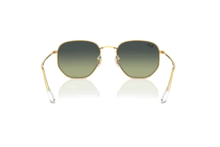 Vue arrière Ray-Ban HEXAGONAL (RB3548 - 001/BH)