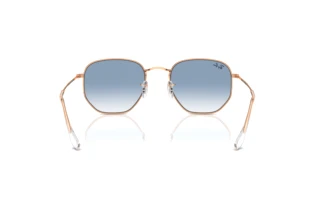 Vue arrière Ray-Ban HEXAGONAL (RB3548 - 92023F)