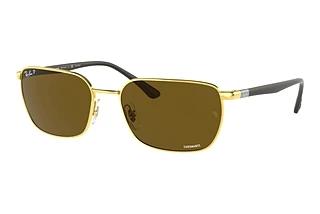 Ray-Ban RB3684CH 001/AN BrownArista Gold